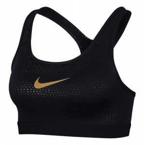 Womens Nike Pro Classics Metallic Dots Sports Bra(XL)