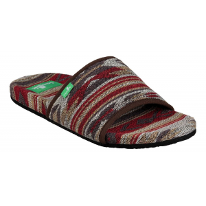 Womens Sanuk Furreal Slide Sandals Shoe(11)