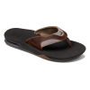 Mens Reef Leather Fanning Sandals Shoe