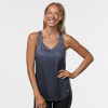 Womens Road Runner Sports Shades of Grey Ombre Sleeveless & Tank Technical Tops