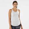 Womens Road Runner Sports Shades of Grey Burnout Sleeveless & Tank Technical Tops