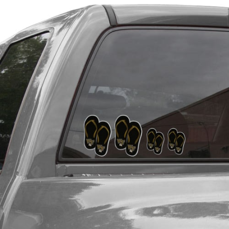 wake forest demon deacons flip flop family car decals Wake Forest Demon Deacons Flip Flop Family Car Decals