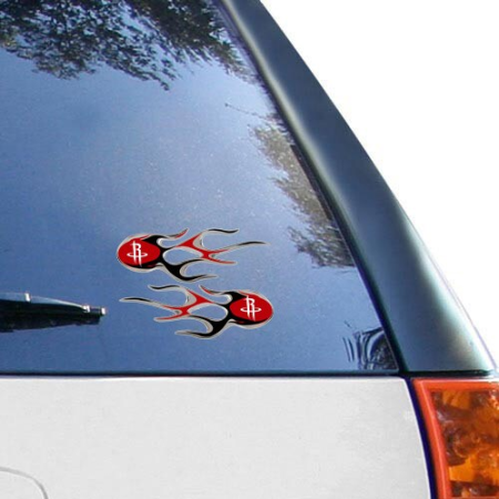houston rockets flame domed decal Houston Rockets Flame Domed Decal