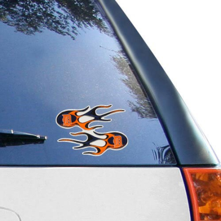 detroit tigers flame domed decal Detroit Tigers Flame Domed Decal