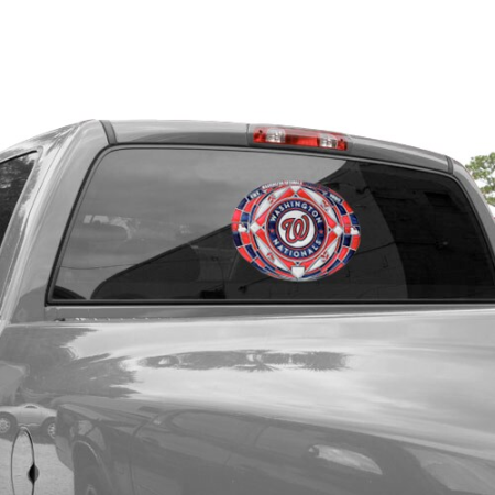 washington nationals wincraft 11'' x 17'' stained glass decal sheet Washington Nationals WinCraft 11'' x 17'' Stained Glass Decal Sheet