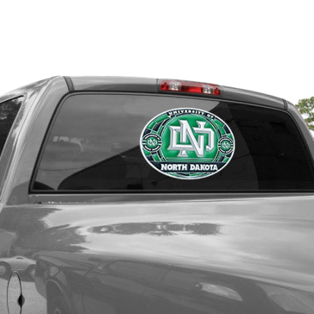 north dakota wincraft 11'' x 17'' stained glass decal sheet North Dakota WinCraft 11'' x 17'' Stained Glass Decal Sheet
