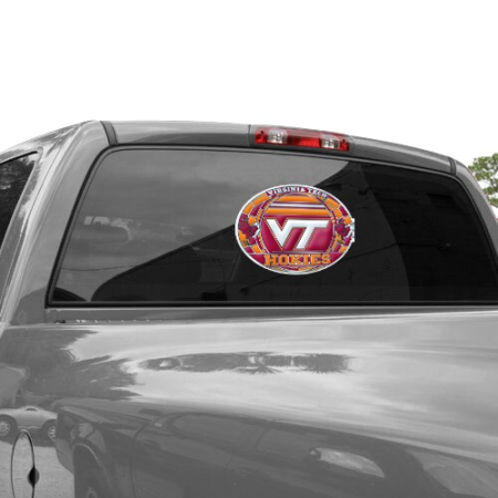 virginia tech hokies wincraft 11'' x 17'' stained glass decal sheet Virginia Tech Hokies WinCraft 11'' x 17'' Stained Glass Decal Sheet