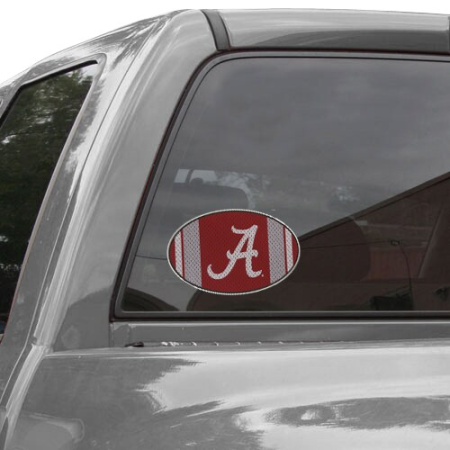 alabama crimson tide jersey 8" x 8" oval repositionable vinyl decal Alabama Crimson Tide Jersey 8" x 8" Oval Repositionable Vinyl Decal