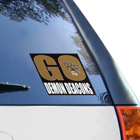 wake forest demon deacons 5'' x 6'' go demon deacons decal Wake Forest Demon Deacons 5'' x 6'' Go Demon Deacons Decal