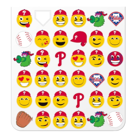 philadelphia phillies teamoji sticker sheet Philadelphia Phillies Teamoji Sticker Sheet