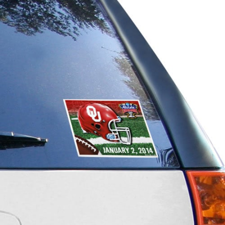 oklahoma sooners 2014 sugar bowl bound 4'' x 6'' ultra decal Oklahoma Sooners 2014 Sugar Bowl Bound 4'' x 6'' Ultra Decal
