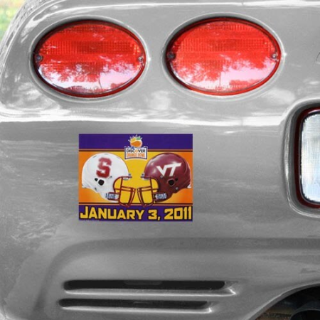 stanford cardinal vs. virginia tech hokies 2011 orange bowl dueling 4.5'' x 6'' ultra decal cling Stanford Cardinal vs. Virginia Tech Hokies 2011 Orange Bowl Dueling 4.5'' x 6'' Ultra Decal Cling
