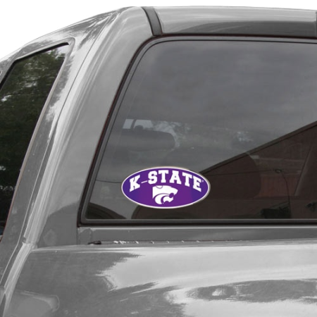kansas state wildcats wincraft 3" x 7" chrome decal Kansas State Wildcats WinCraft 3" x 7" Chrome Decal