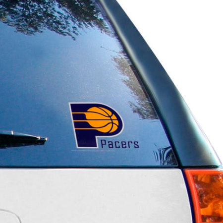 indiana pacers 4.5'' x 6'' ultra decal cling Indiana Pacers 4.5'' x 6'' Ultra Decal Cling