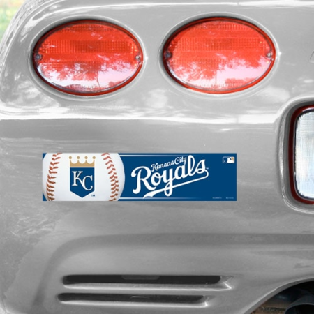 wincraft kansas city royals 12'' x 3'' primary bumper sticker WinCraft Kansas City Royals 12'' x 3'' Primary Bumper Sticker