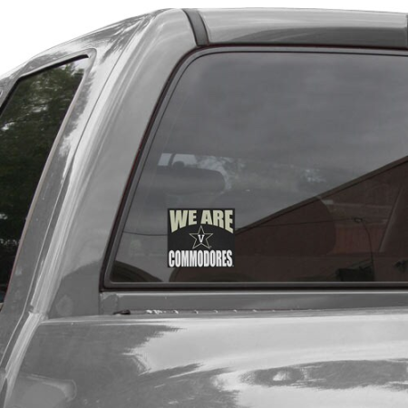 vanderbilt commodores 5'' x 6'' we are commodores decal Vanderbilt Commodores 5'' x 6'' We Are Commodores Decal