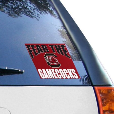 south carolina gamecocks 5'' x 6'' fear the gamecocks decal South Carolina Gamecocks 5'' x 6'' Fear The Gamecocks Decal