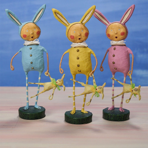 Image of Lori Mitchell - Bunny Skins Trio Figurine