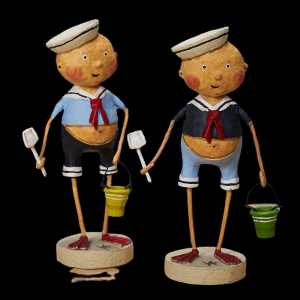 Image of Lori Mitchell - Sailor Boys Figurine - Set of 2