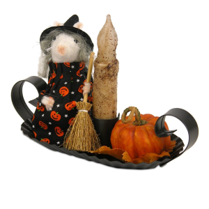 Image of Byers Choice - Mouse Witch with Candle