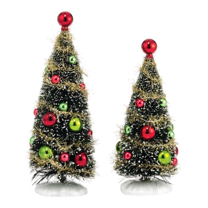 Image of Department 56 - Glitzy Holiday Trees, Set of 2