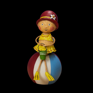 Image of Lori Mitchell - Bessie's Beach Ball Figurine