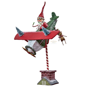 Image of Lori Mitchell - Santa's First Flight Figurine