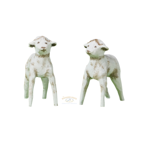 Image of Lori Mitchell - Baby Sheep Figurine - Set of 2