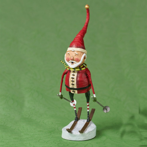 Image of Lori Mitchell - Downhill Santa Figurine
