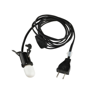 Image of Department 56 - Village Single Cord With Bulb, Black