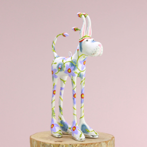 Image of MacKenzie-Childs Patience Brewster - Mini Grant Great Dane Ornament