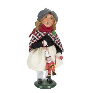 Image of Byers Choice - Girl Holding Toy