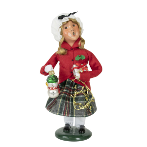 Image of Byers Choice - Red Shopping Girl