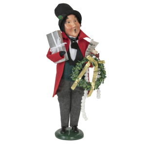 Image of Byers Choice - Red Shopping Man