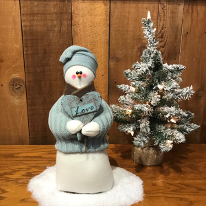 Image of Memories of Elaine - Turquoise Sweater with Heart "Love" Sign