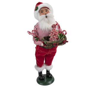 Image of Byers Choice - Candy Cane Santa
