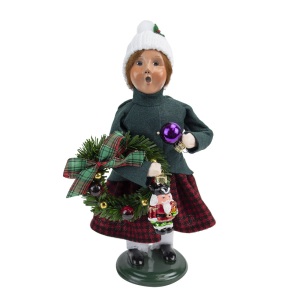 Image of Byers Choice - Glass Ornament Girl 2020