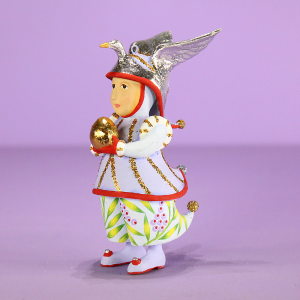 Image of MacKenzie-Childs Patience Brewster - Finn Rhinosaur Keeper Ornament