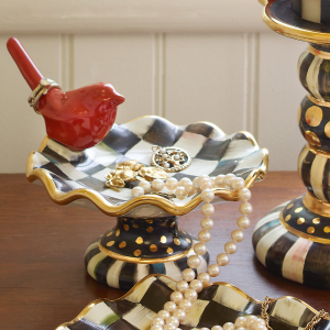 Image of MacKenzie-Childs - Courtly Check Ring Dish