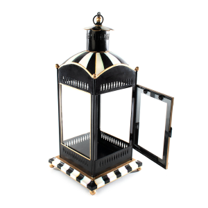 Image of MacKenzie-Childs - Courtly Stripe Candle Lantern - Large