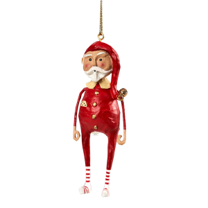 Image of Lori Mitchell - Sleepytime Santa Ornament
