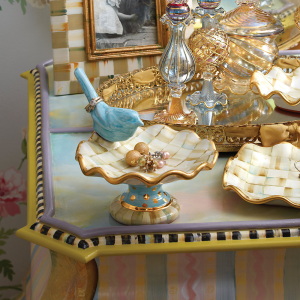 Image of MacKenzie-Childs - Parchment Check Ring Dish