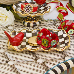 Image of MacKenzie-Childs - Courtly Check Vanity Tray