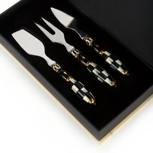 Image of MacKenzie-Childs - Courtly Check Cheese Knife Set