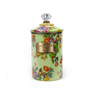 Image of MacKenzie-Childs - Flower Market Large Canister - Green