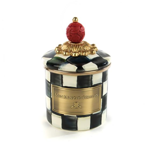 Image of MacKenzie-Childs - Courtly Check Enamel Canister - Mini