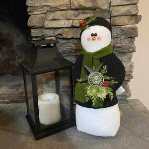 Image of Memories of Elaine - Black Sweater with Army Button