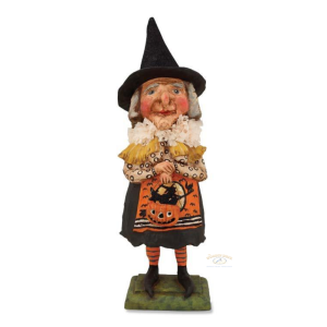 Image of Bethany Lowe - Old Witch with Jack O Lantern