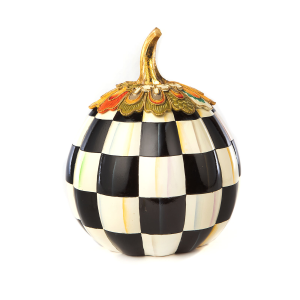 Image of MacKenzie-Childs - Aurora Check Pumpkin