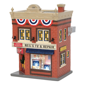 Image of Department 56 - Neil's TV & Repair